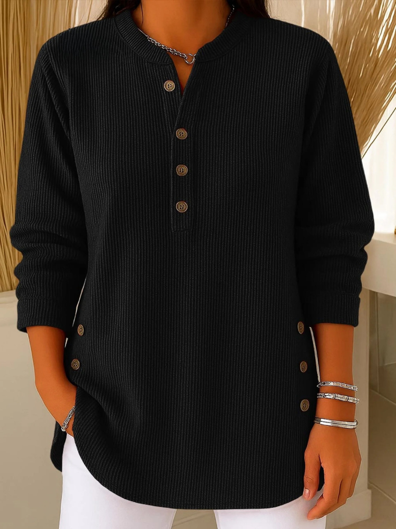 Jane button henley tunic