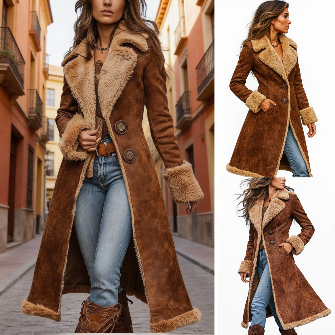Claire long elegant winter coat