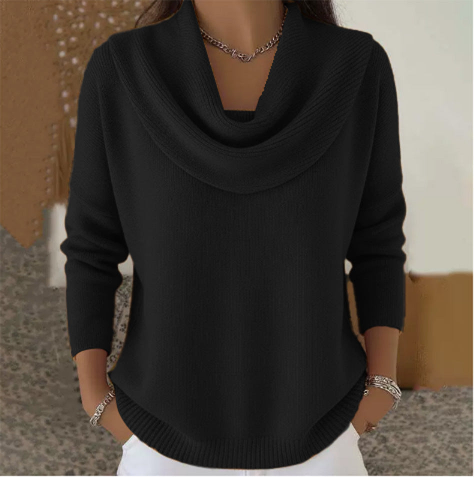 Doris cowl-neck sweater