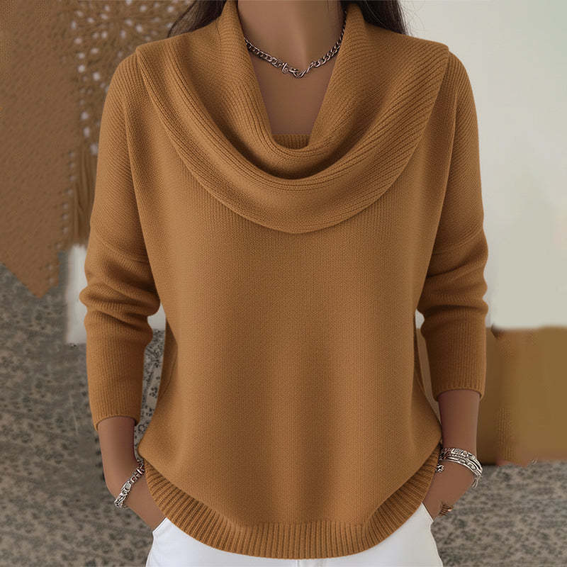 Doris cowl-neck sweater
