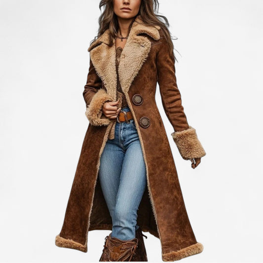 Claire long elegant winter coat