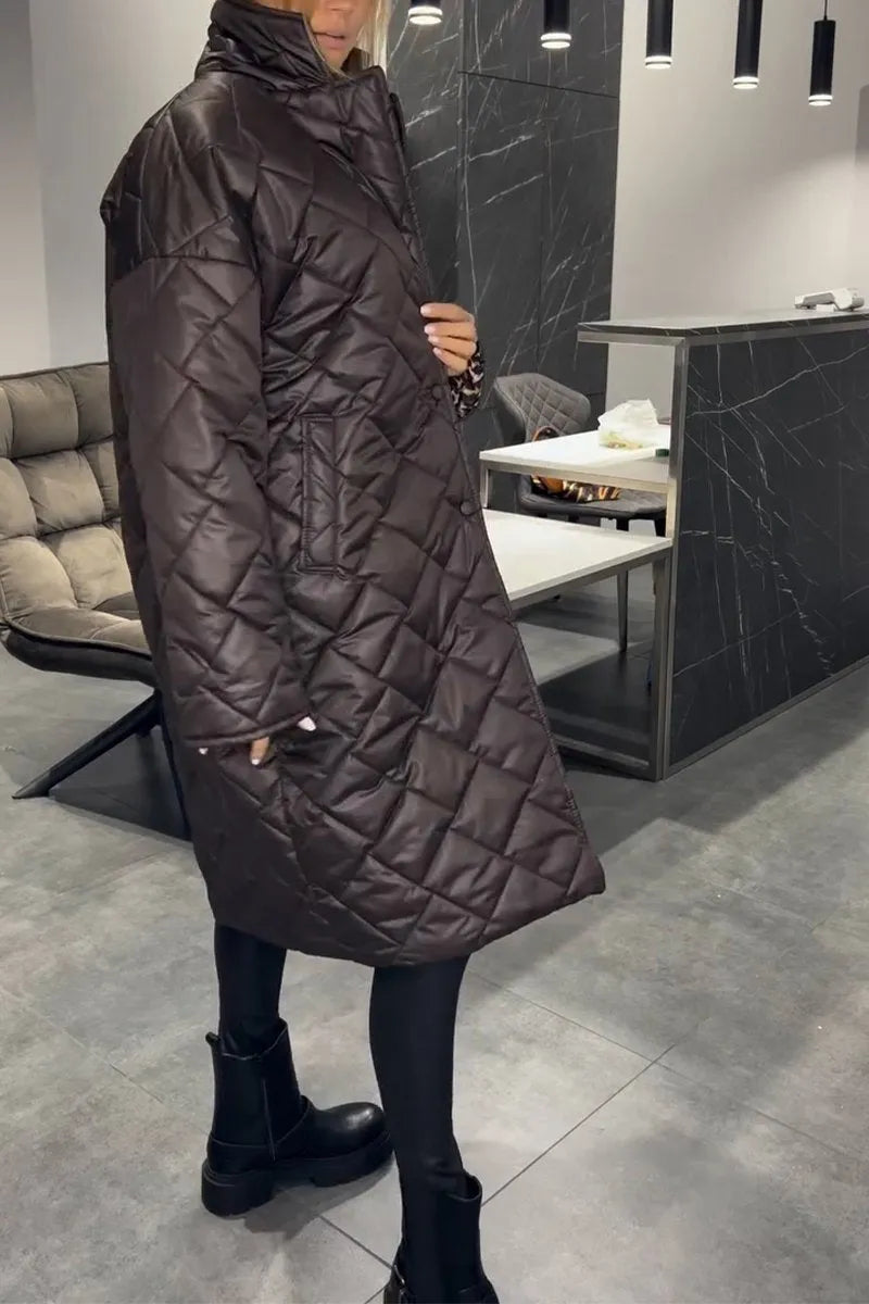 Eliana reversible quilted coat