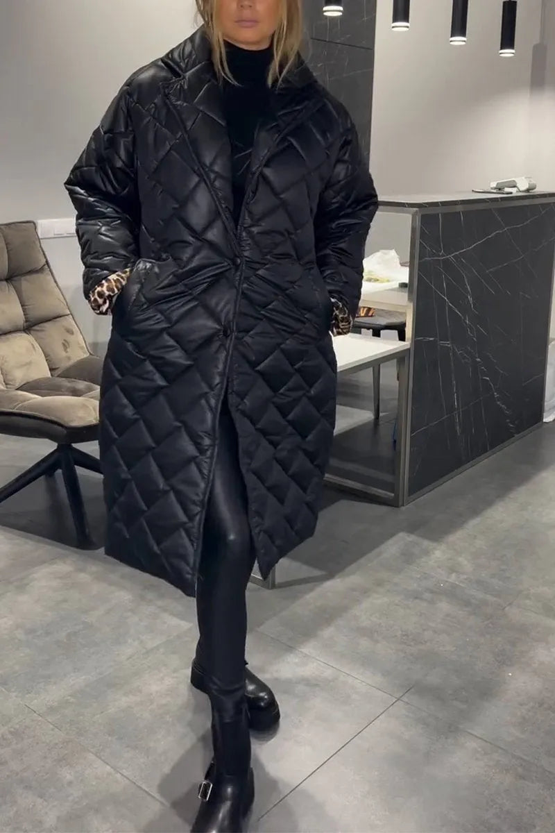Eliana reversible quilted coat
