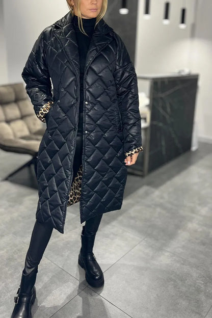 Eliana reversible quilted coat